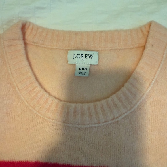 J.Crew Colorblock crewneck sweater in extra-soft yarn - Picture 4 of 7